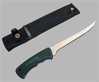 Schrade 1470t fillet knife w sheath