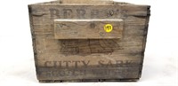 CUTTY SARK WHISKY WOOD CRATE 12"x17"x8"