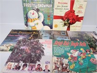 Vintage Christmas Vinyl Records