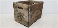 7UP Los Angeles 1963 WOOD CRATE 16"x12"x12"
