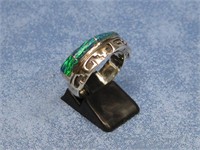 S.S. Hallmarked Opal Ring