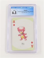 POKEMON PLAYING CARD - MAGBY (2000, JP) GRADED 6.5