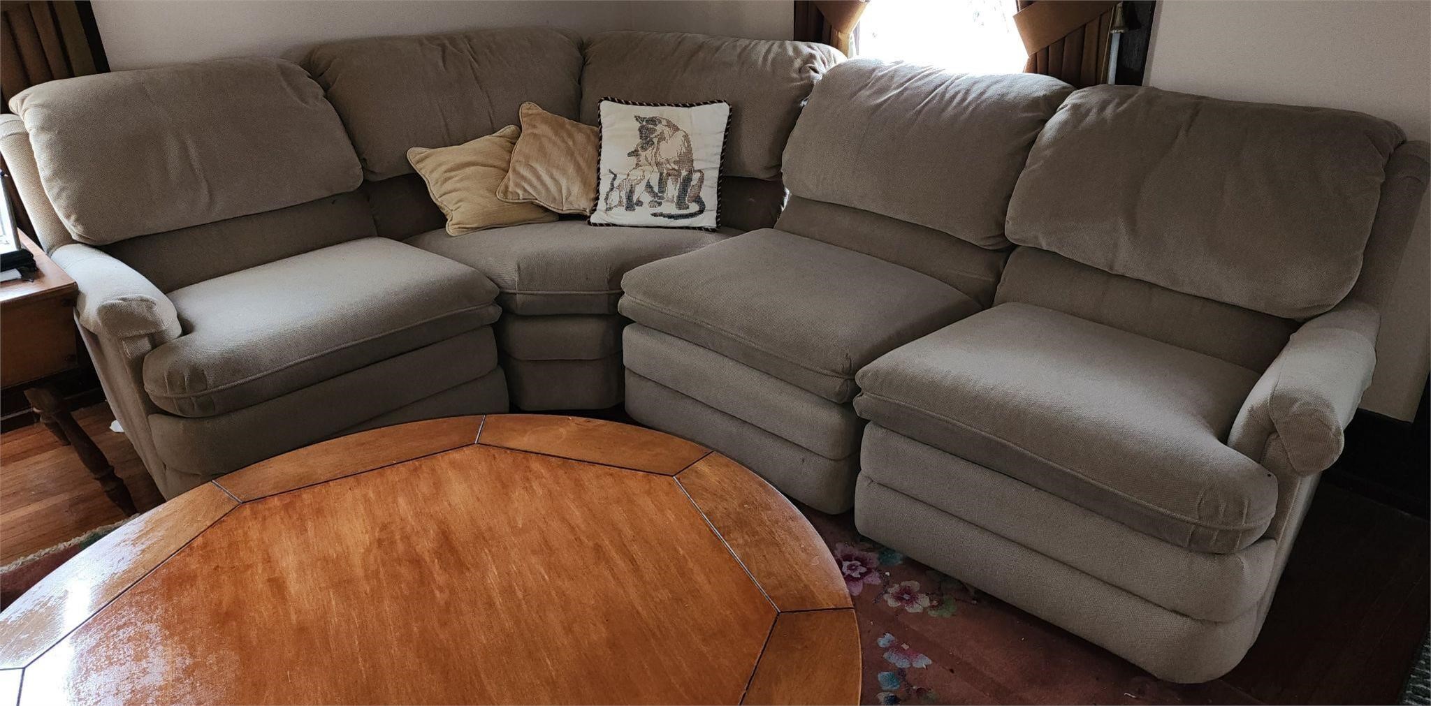Barcalounger Four Piece Sectional Couch