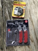 Utility Knife Set  + Tire Patches