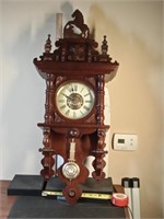 beautiful Indonesian Rosewood wall clock with