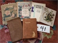 Antique Leather Bound Books, More
