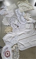 Bag of vintage linens - some imperfections