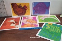6 fun Linda Powell Prints - frog prince, goose