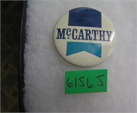McCarthy political campaign button
