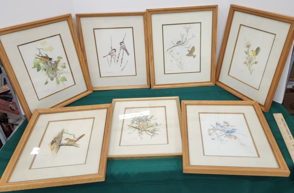7 Glen Loats bird prints