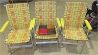 vintage folding lawn chairs