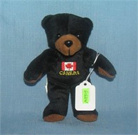 Vintage Canadian bear bean bag toy