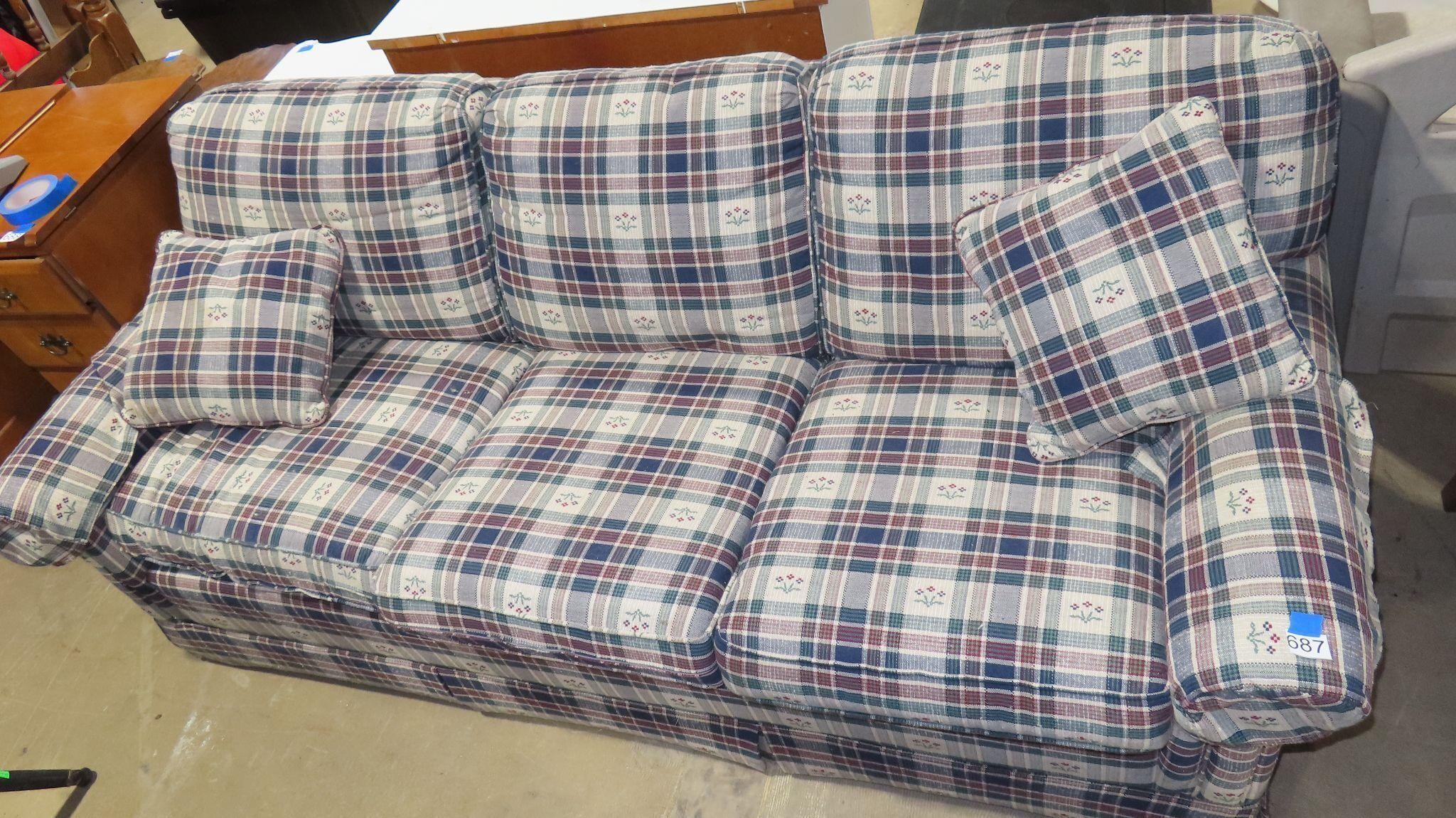 Smith Brothers couch with pull out bed