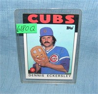 Dennis Eckersley all star baseball card