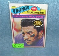 Early Chuck Foreman football card