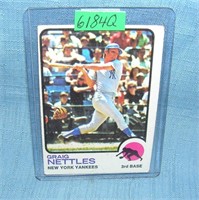 Graig Nettles all star baseball card