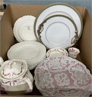 Spode Jewel Plates ,Wedgwood Tea Pot , Cup and