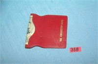 Vintage bill fold money clip