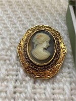 Carved Cameo Pendant