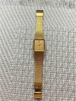 Men's SEIKO Gold Mesh Quartz Watch