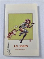 J.G. Jones Sketchbook Ashcan No.1 Signed 2003