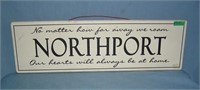 Northport Long Island NY wall art sign
