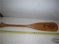 Ancient Age Bourbon Wood Boat Paddle Whiskey Ad