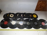 Vintage 78 & 45 RPM Records - Vintage C&W