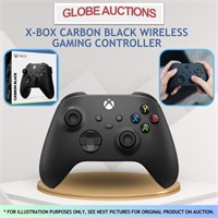 X-BOX CARBON BLACK WIRELESS GAMING CONTROLLER