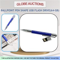 BALLPOINT PEN SHAPE USB FLASH DRIVE(64-GB)