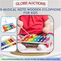 8-MUSICAL NOTE WOODEN XYLOPHONE FOR KIDS