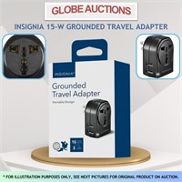 INSIGNIA 15-W GROUNDED TRAVEL ADAPTER
