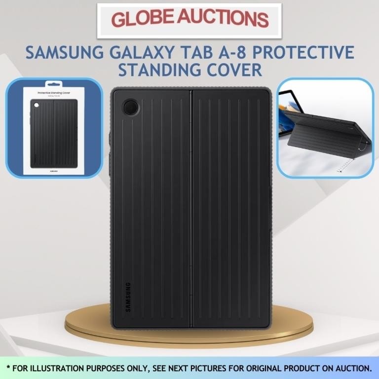 SAMSUNG GALAXY TAB A-8 PROTECTIVE STANDING COVER