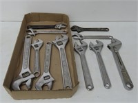 Selection of Adjustable Wrenches
