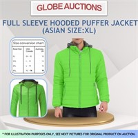 NEW FULL SLEEVE HOODED PUFFER JACKET(ASIAN SIZE:XL