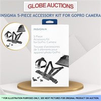 INSIGNIA 5-PIECE ACCESSORY KIT FOR GO PRO CAMERA