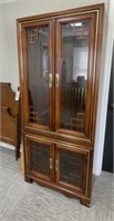 Asian Style Lighted Curio Cabinet