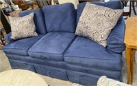 Hickory Chair Blue Sofa