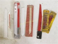 About 18 Assorted Sawzall Blades