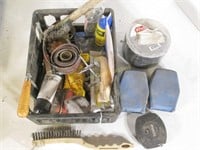 Small Crate Of Assorted Workshop Items