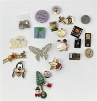 Assorted Brooches, Pins and Small Assorted Figures