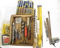 Small Box Of Assorted Tools And Drillbits