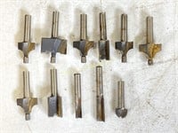 11 Assorted Small Router Bits