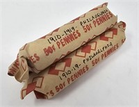 Three Rolls 1910 - 19 Wheat Pennies