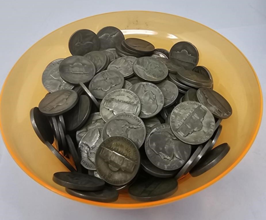 Collection of 1940's Jefferson Nickels