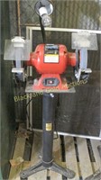 Sunex 8 Inch Bench Grinder With Stand And Lamp