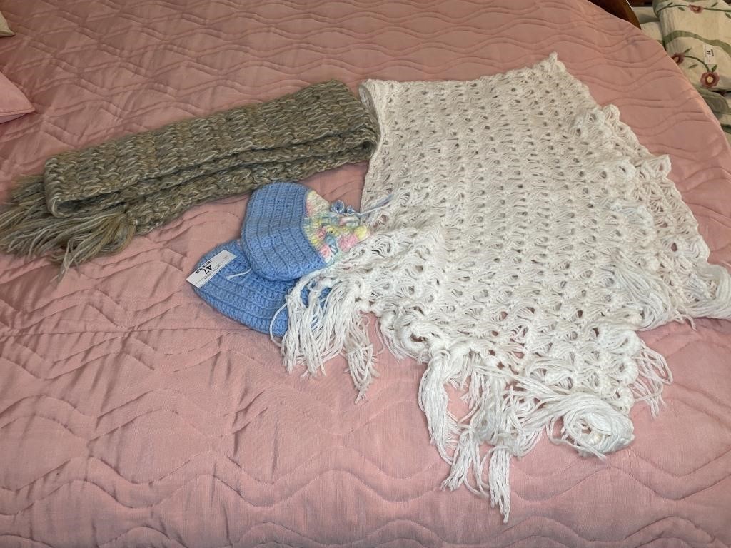 Various crocheted items