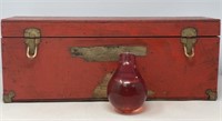 Vintage Fire Extinguisher Grenades in Red Box