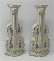 Vintage Flower Violin Vases