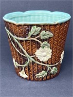 Majolica Style Planter Pot